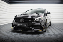 Mercedes-AMG CLA 45 Aero C117 Facelift 2017-2019 Frontläpp / Frontsplitter V.4 Maxton Design